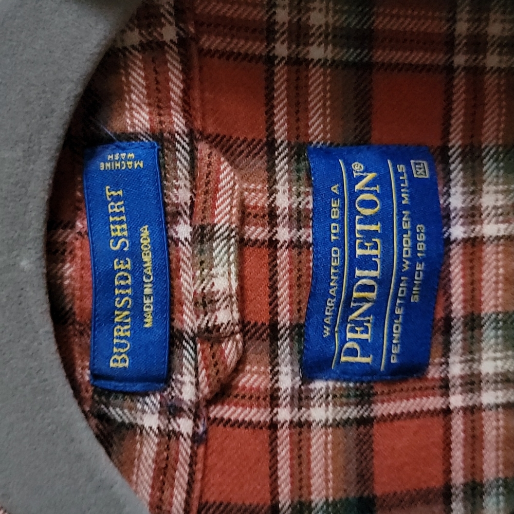 Pendleton Burnside Double Brushed Flannel Shirt S… - image 2